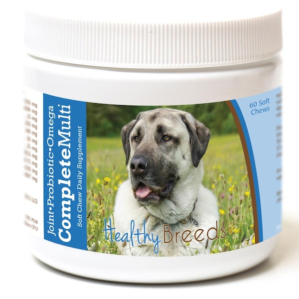 Healthy Breeds Anatolian Shepherd Dog All in One Multivitamin Soft Chew, 60PK 192959007240 - main